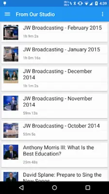 Broadcasting android App screenshot 3